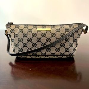 Gucci Navy Pochette Bag